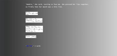 Page in interactive story with forklift render